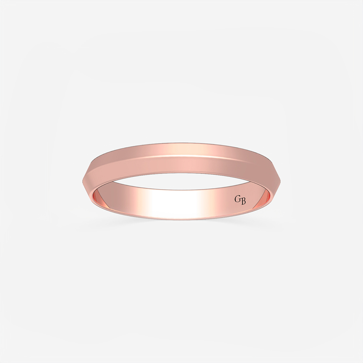 3mm Knife Edge Wedding Band